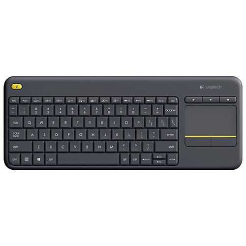 Logitech K400 Plus Wireless Keyboard with Touch Pad - French