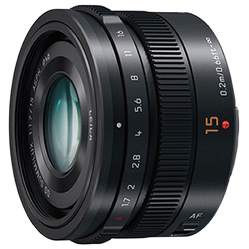 Objectif 15 mm f/1,7 LUMIX G Leica DG SUMMILUX de Panasonic