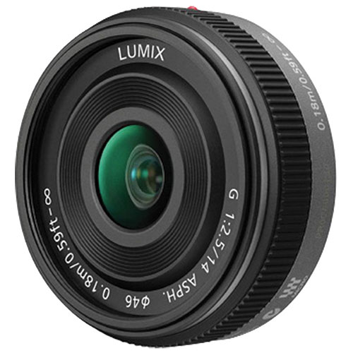Objectif 14 mm f/2,5 LUMIX G de Panasonic