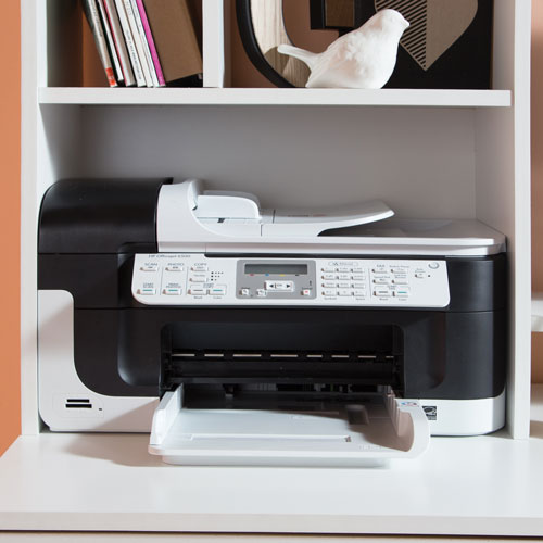 Annexe 1-Drawer Computer Desk - Pure White