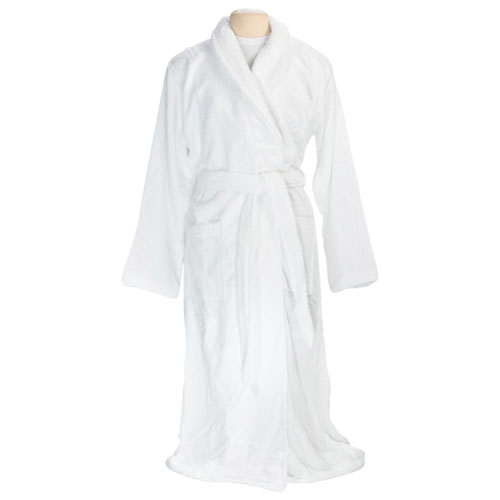 LuxeportSPA Bamboo/Cotton Robe - Large - White