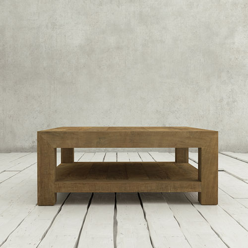 Knightsbridge Transitional Coffee Table - Natural Wood