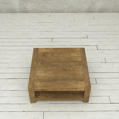 Knightsbridge Transitional Coffee Table - Natural Wood