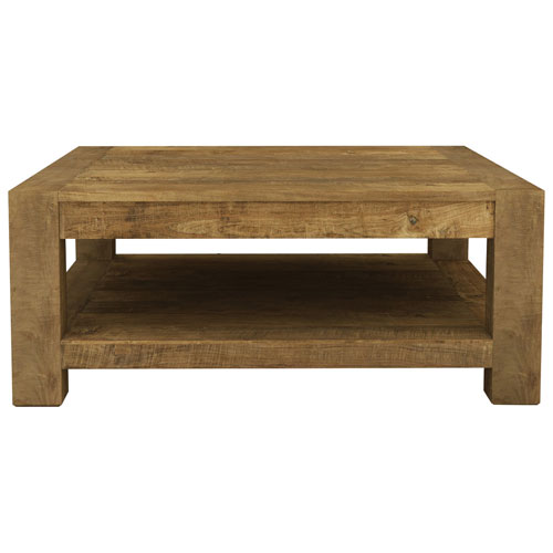 Knightsbridge Transitional Coffee Table - Natural Wood
