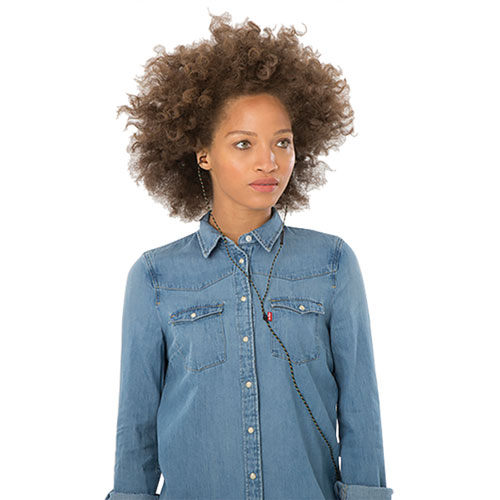 Écouteurs bouton Smile Jamaica avec microphone de House of Marley (EM-JE041-RA) - Rasta