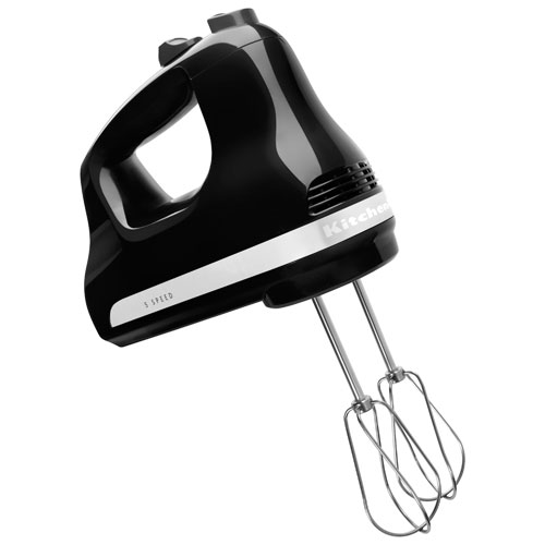 KitchenAid Ultra Power Hand Mixer - 60-Watt - Onyx Black