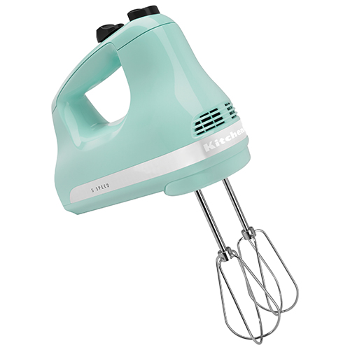 Hand Mixer Electric Whisk with 2 Stainless Steel Beaters，7-Speed Hand Mixer with Turbo Handheld Kitchen Mixer 