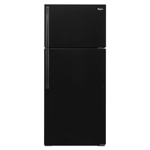 Whirlpool 28" 14.3 Cu. Ft. Top Freezer Refrigerator - Black