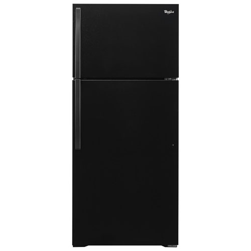 Whirlpool 28" 14.3 Cu. Ft. Top Freezer Refrigerator - Black