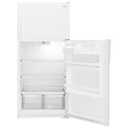 Whirlpool 28" 14.3 Cu. Ft. Top Freezer Refrigerator (WRT134TFDW) - White