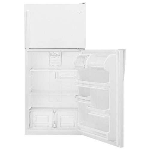 Whirlpool 30" 18.2 Cu. Ft. Top Freezer Refrigerator (WRT318FZDW) - White