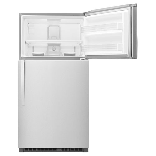 Whirlpool 33" 21.3 Cu. Ft. Top Freezer Refrigerator with LED Lighting - Stainless Steel