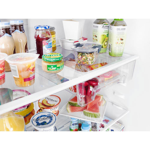 Whirlpool 33" 21.3 Cu. Ft. Top Freezer Refrigerator with LED Lighting - Stainless Steel