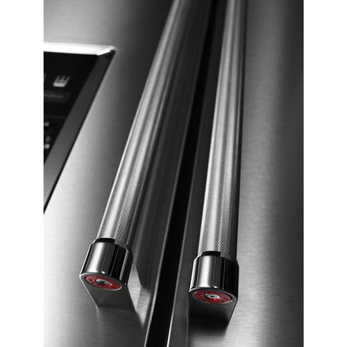 Réfrigérateur à deux portes 25,8 pi3 36 po, distributeur de glaçons et d'eau de KitchenAid - Inox