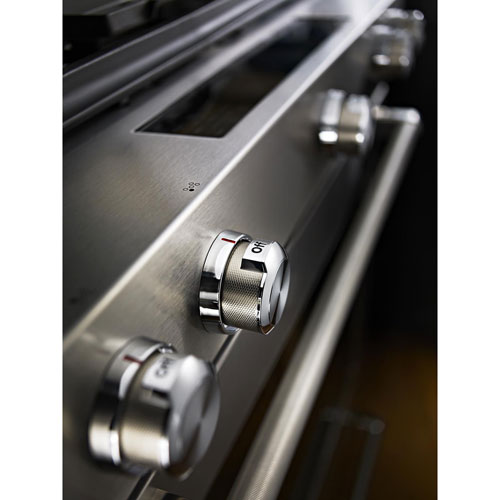 KitchenAid 30" 6.5 Cu. Ft. True Convection 5-Burner Slide-In Gas Range - Stainless Steel