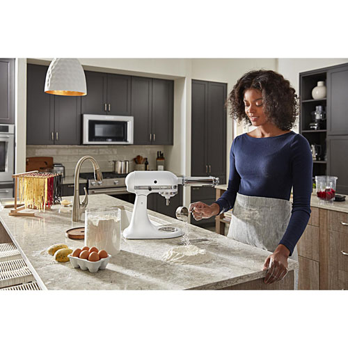 KitchenAid 30" 6.5 Cu. Ft. True Convection 5-Burner Slide-In Gas Range - Stainless Steel