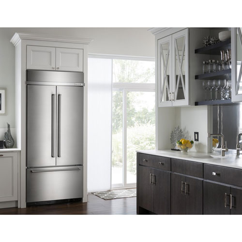KitchenAid 43" 24.2 Cu. Ft. French Door Refrigerator (KBFN502ESS) - Stainless Steel