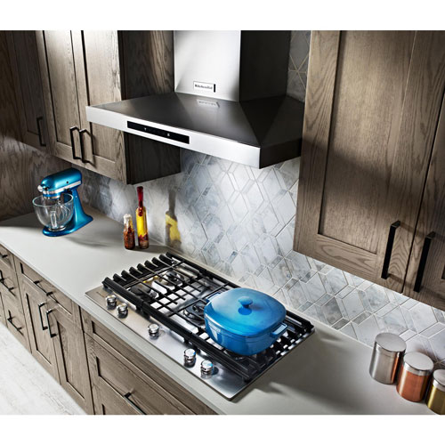 KitchenAid 36" 5-Burner Gas Cooktop - Stainless Steel