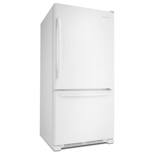Amana 33" 22 Cu. Ft. Bottom Freezer Refrigerator - White