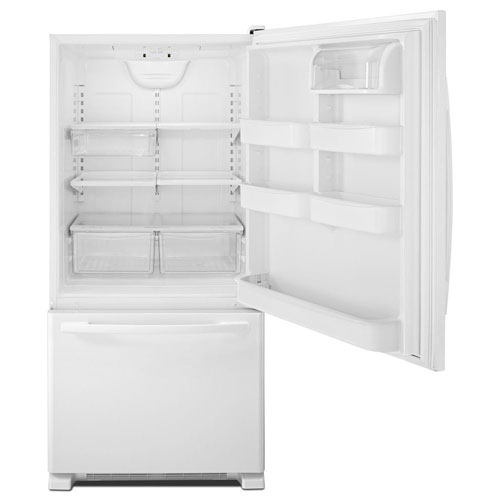 Amana 33" 22 Cu. Ft. Bottom Freezer Refrigerator - White