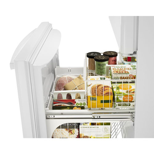Amana 33" 22 Cu. Ft. Bottom Freezer Refrigerator - White