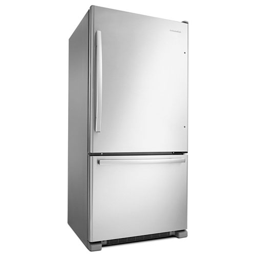 Amana 33" 22 Cu. Ft. Bottom Freezer Refrigerator - Stainless Steel