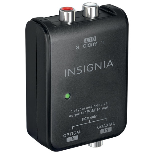 Insignia Digital to Analog Audio Converter - Black - Only at Best Buy