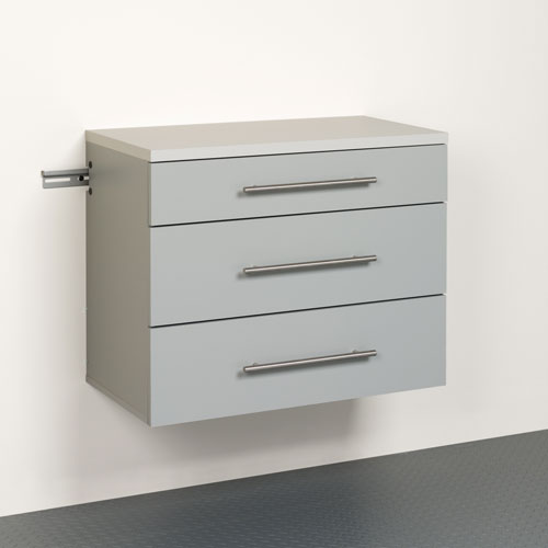 HangUps Traditional 3-Drawer Storage Cabinet - Light Grey