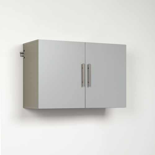 Image 1 of 5.. HangUps Traditional 2-Shelf Storage Cabinet - Light Grey