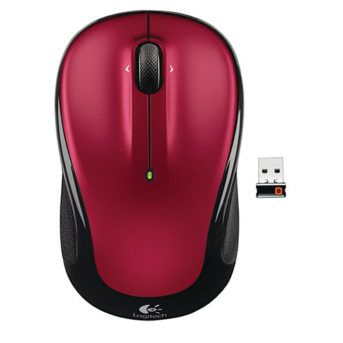 Logitech M325 Wireless Optical Mouse - Red