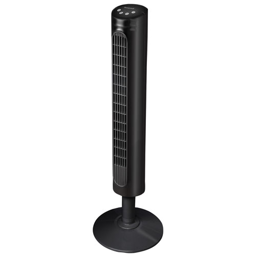 Ventilateur vertical oscillant Comfort Control de Honeywell - 38 po - Noir