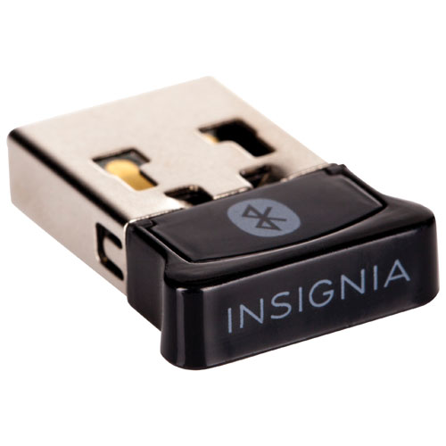 Best Buy: Insignia™ Bluetooth 4.0 USB Adapter for Laptops and Desktops  Compatible with Windows 10 Black NS-PCY5BMA2