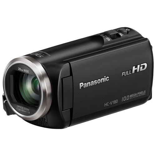 Caméscope HD à mémoire flash HC-V180K de Panasonic