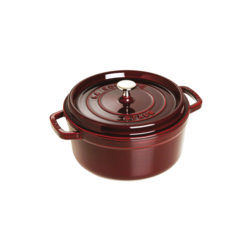 STAUB  Cast Iron Round Cocotte 6.7 L - Grenadine