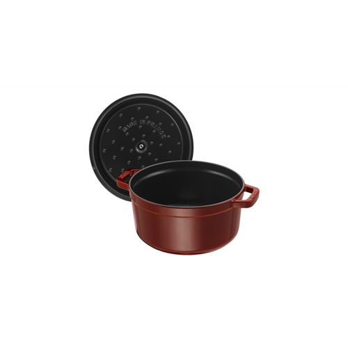 Staub Cast Iron Round Cocotte 6.7 L - Grenadine