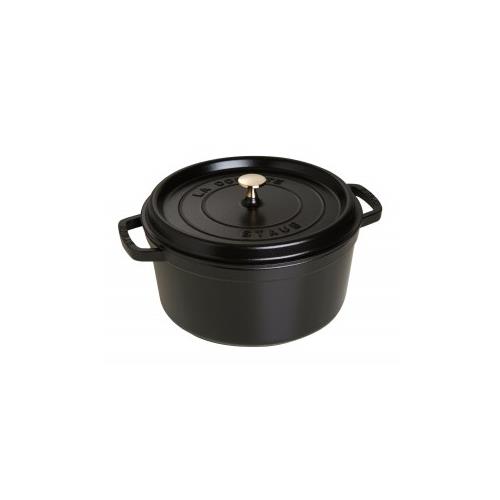 Staub French Oven - Round - 5.9 L - Black