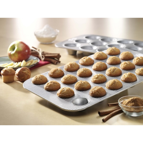 USA Pan Non-Stick Mini Muffin Pan, 24-Well