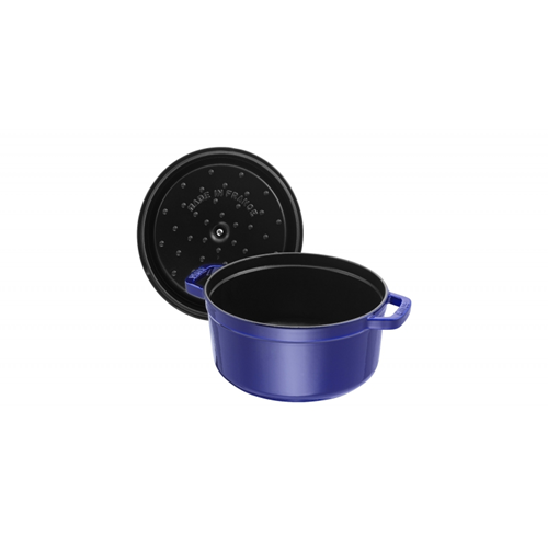 Staub Blue Round Cocotte - 7 qt. / 6.7 L