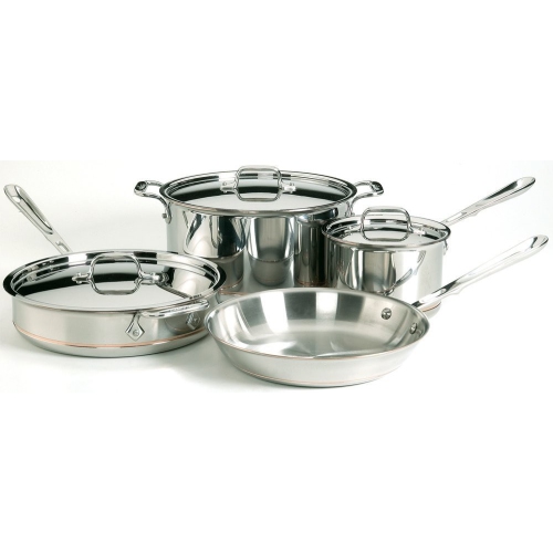 All-Clad Copper Core 7-Piece Cookware Set