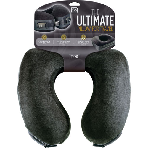 Go Travel Ultimate Memory Foam Neck Pillow - Black