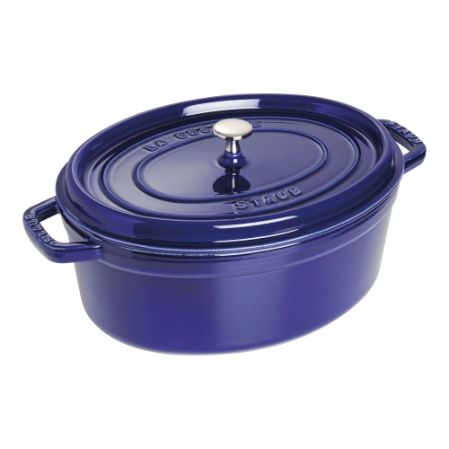 Staub Blue Oval Cocotte - 5.7 qt. / 5.5 L