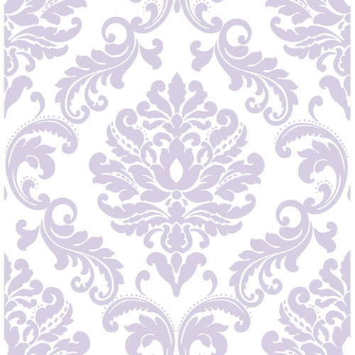 NuWallpaper Ariel Peel and Stick Wallpaper - Purple