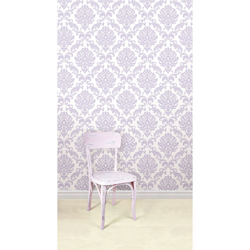 NuWallpaper Ariel Peel and Stick Wallpaper - Purple