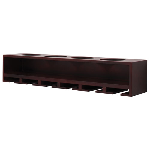 Claret Wine Shelf - Espresso