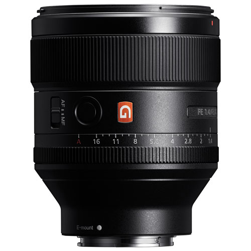 Sony E-Mount Full-Frame FE 85mm f/1.4 Premium G Master Portrait Prime Lens