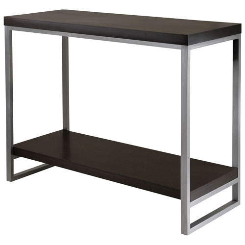 Console Table Canada jared transitional console table - antique walnut : console tables Console Table Canada jared transitional console table - antique walnut : console tables