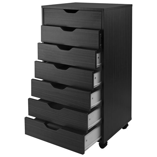 Halifax Contemporary 7-Drawer Mobile Cabinet