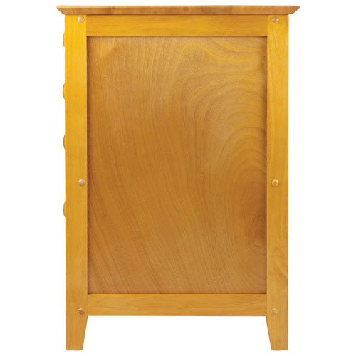 Studio Transitional 4-Drawer File Cabinet - Honey