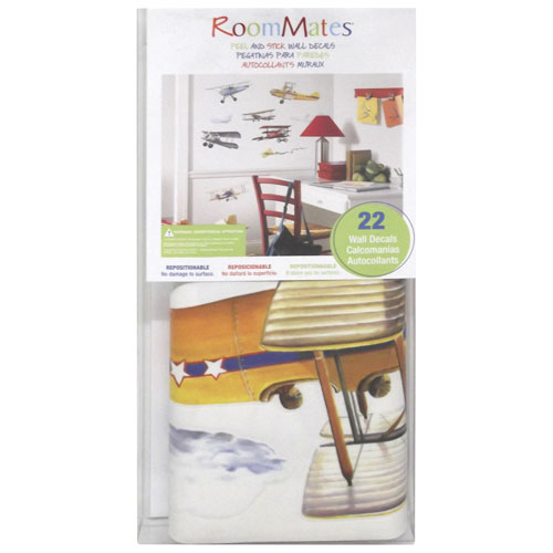 RoomMates Vintage Planes Wall Decal