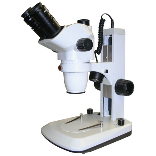 Microscope stéréo trinoculaire à zoom 6,7 à 45x série QZB de Walter Products